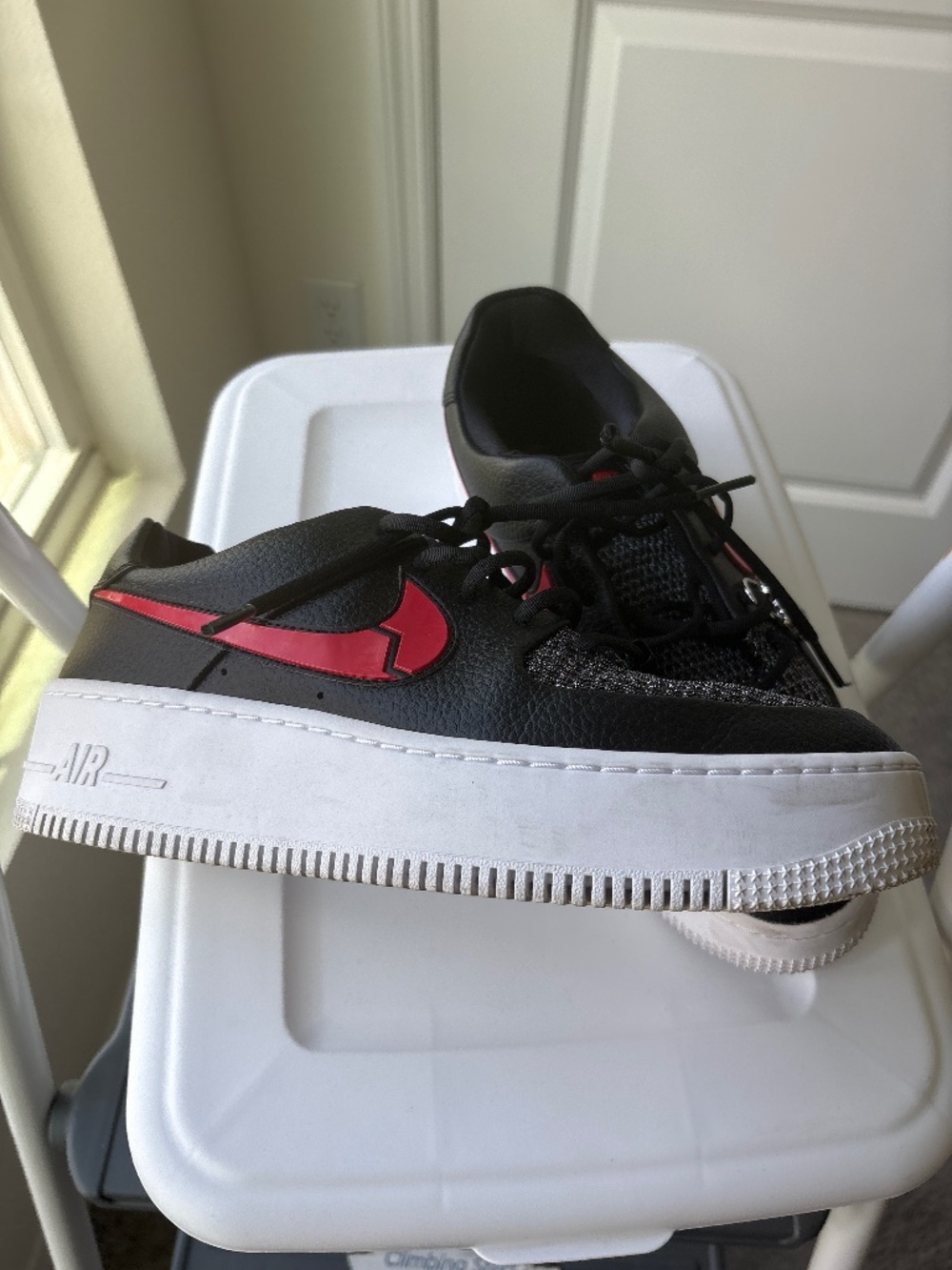 Nike Women’s Sneaker Black Platforms